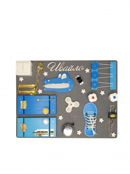 Sensory busy board for children 50/40 cm BZ011